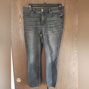 LC Lauren Conrad Charcoal Ankle Jeans